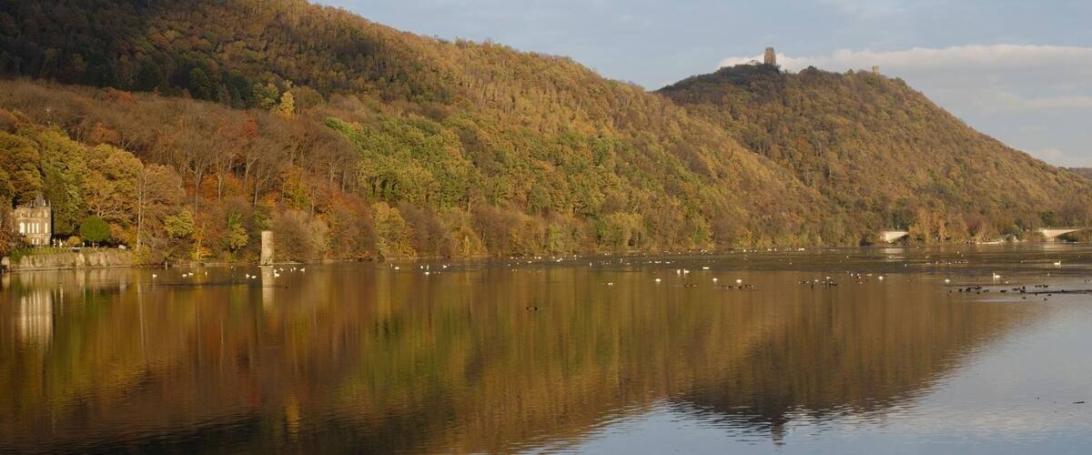 Seeschlösschen am Hengsteysee, Herdecke, Nordrhein-Westfalen, Deutschland, Europa
