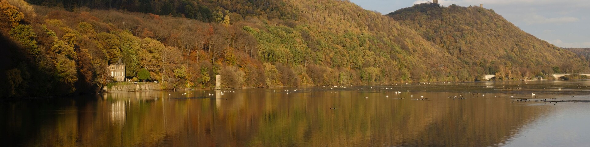 Seeschlösschen am Hengsteysee, Herdecke, Nordrhein-Westfalen, Deutschland, Europa