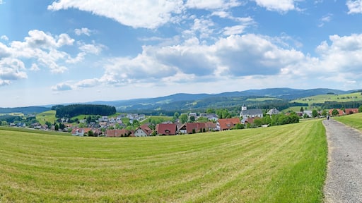 Panoramaaufnahme, Blick auf Breitnau - Hochschwarzwald