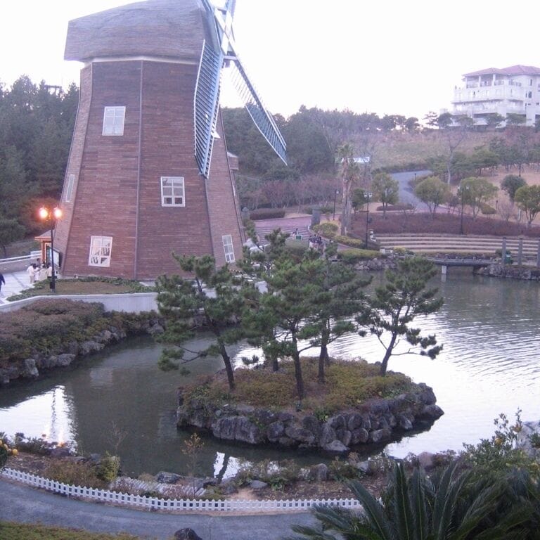 Beautiful garden for dinner