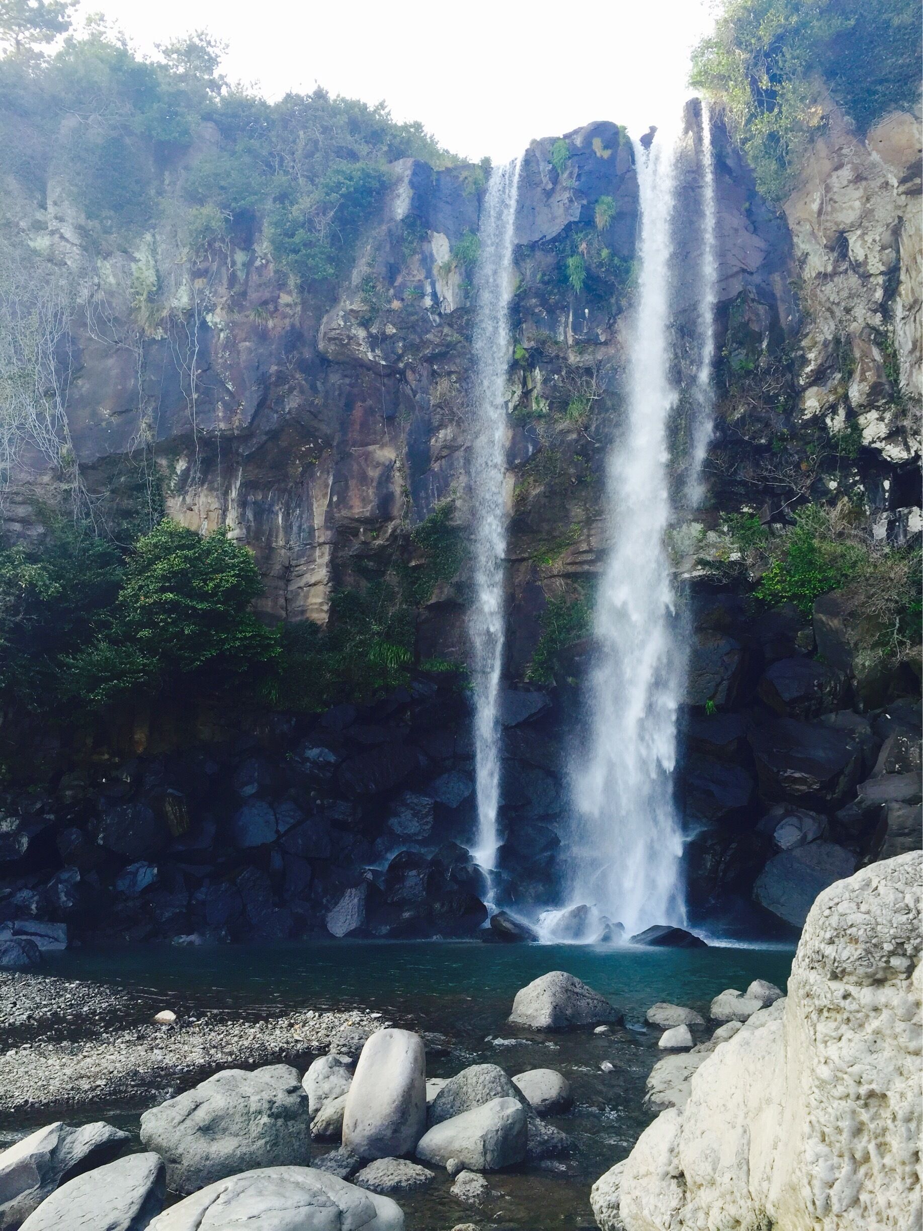 A cool waterfall to see in Seogwipo - probably a bit more exciting after some rain.