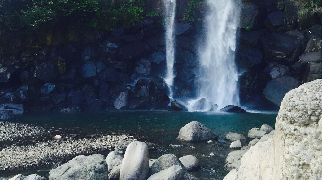 A cool waterfall to see in Seogwipo - probably a bit more exciting after some rain.