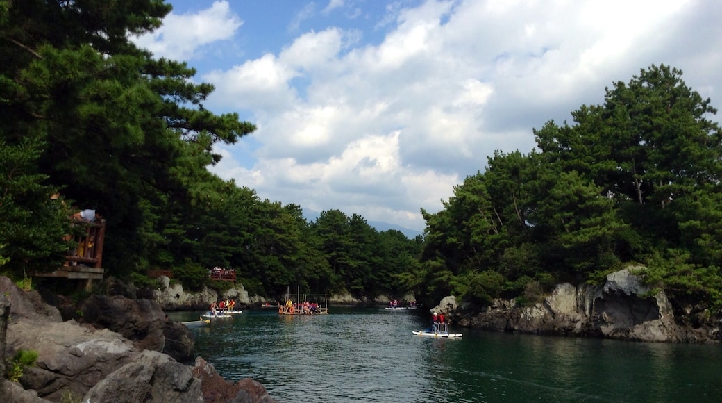 The weather was very good when the photo was taken