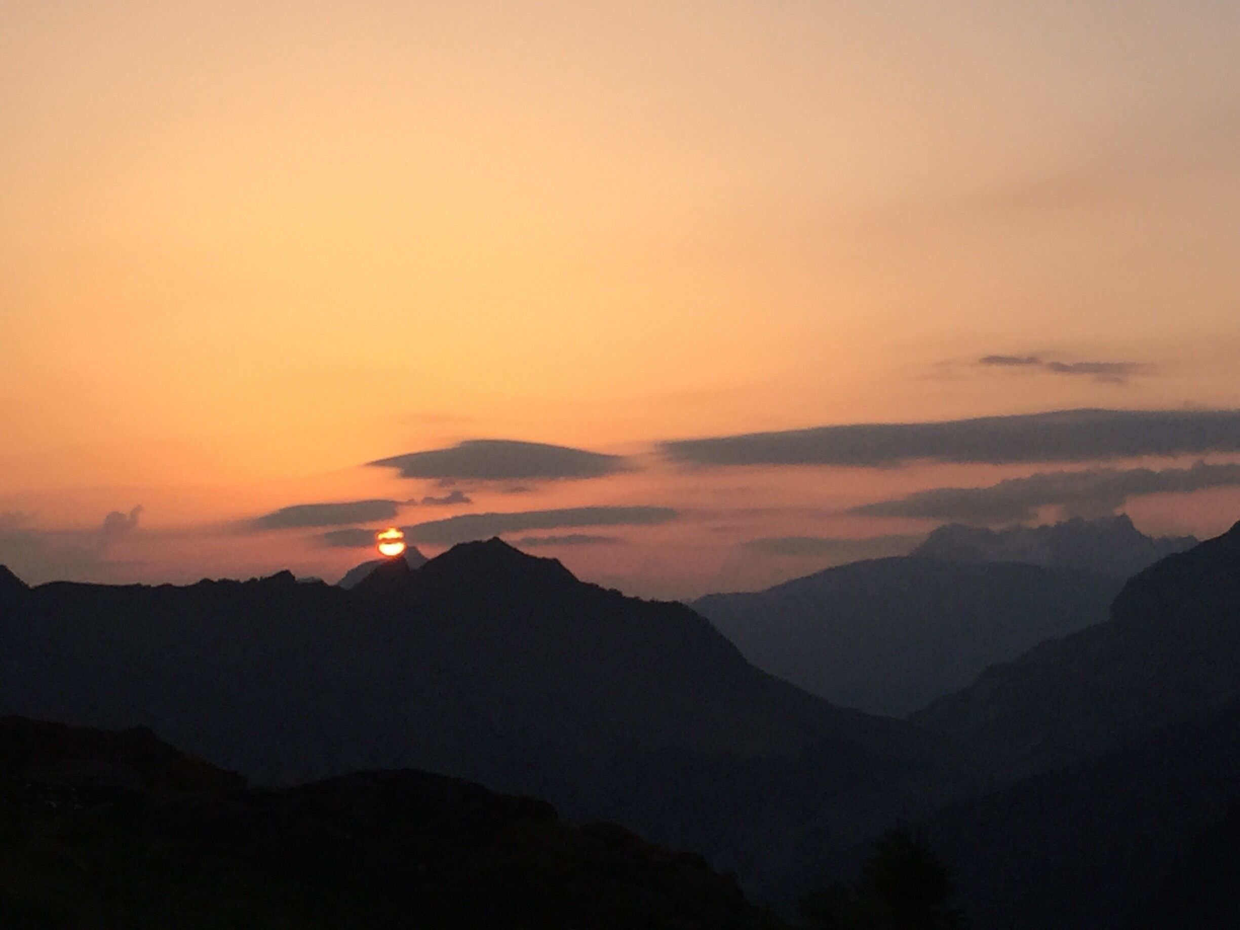 Witnessed the sunrise today! #hiking