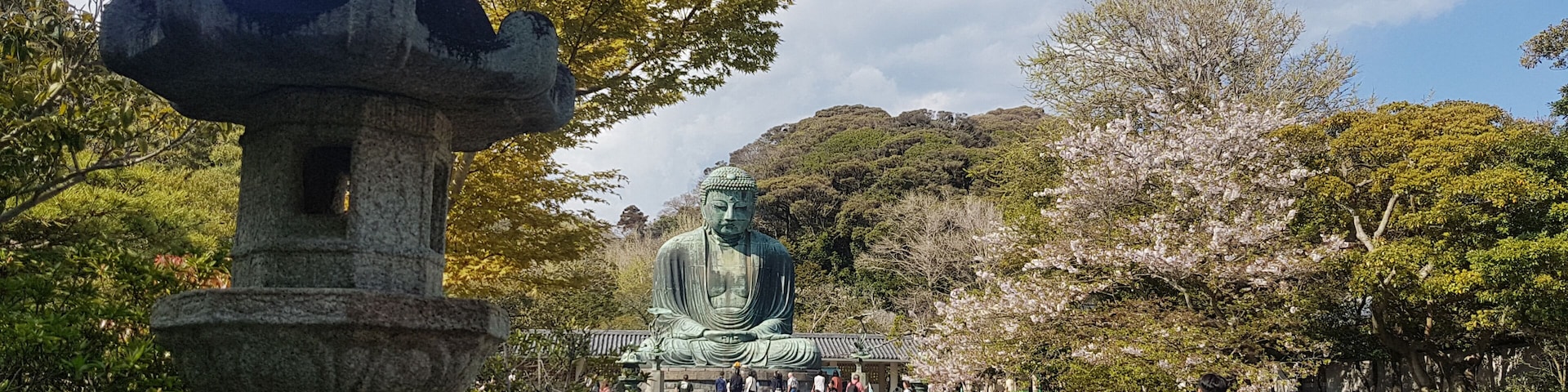 After climbing through the Kamakura hill trails, we came across the Kamakura Buddha statue. It is an amazing sight and hot to the touch as the sun bakes its metal surface. #adventure