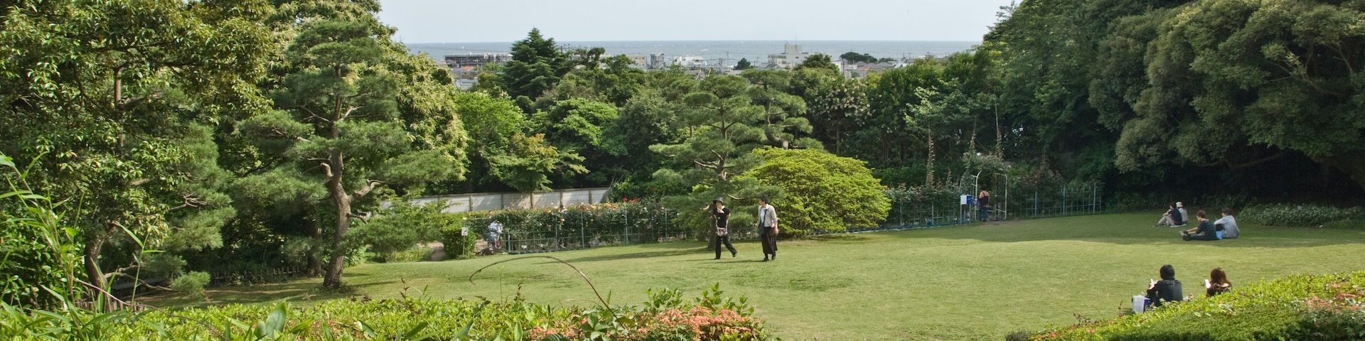 The garden of the Literature Museum in Kamakura