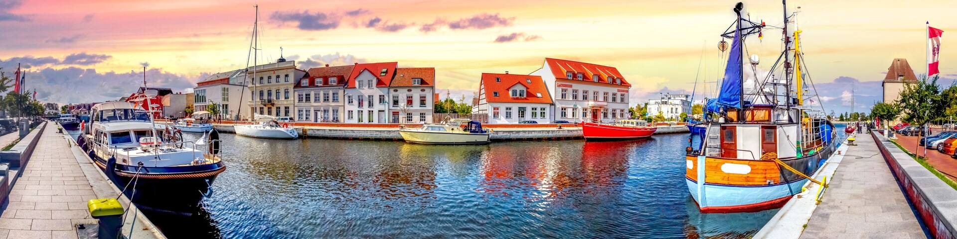 Altstadt, Uckermünde, Mecklenburg Vorpommern, Deutschland
