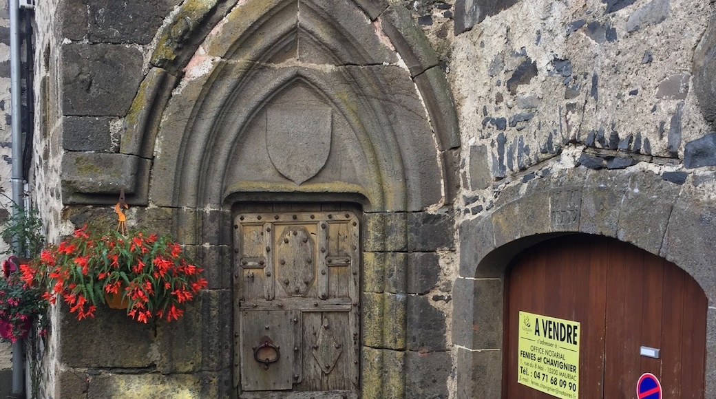 Beautiful town in the Cantal with very special cheese