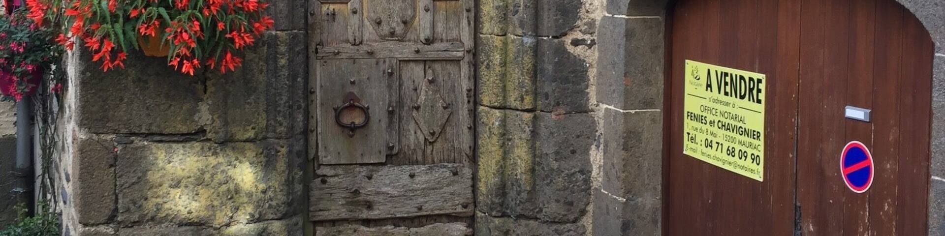 Beautiful town in the Cantal with very special cheese