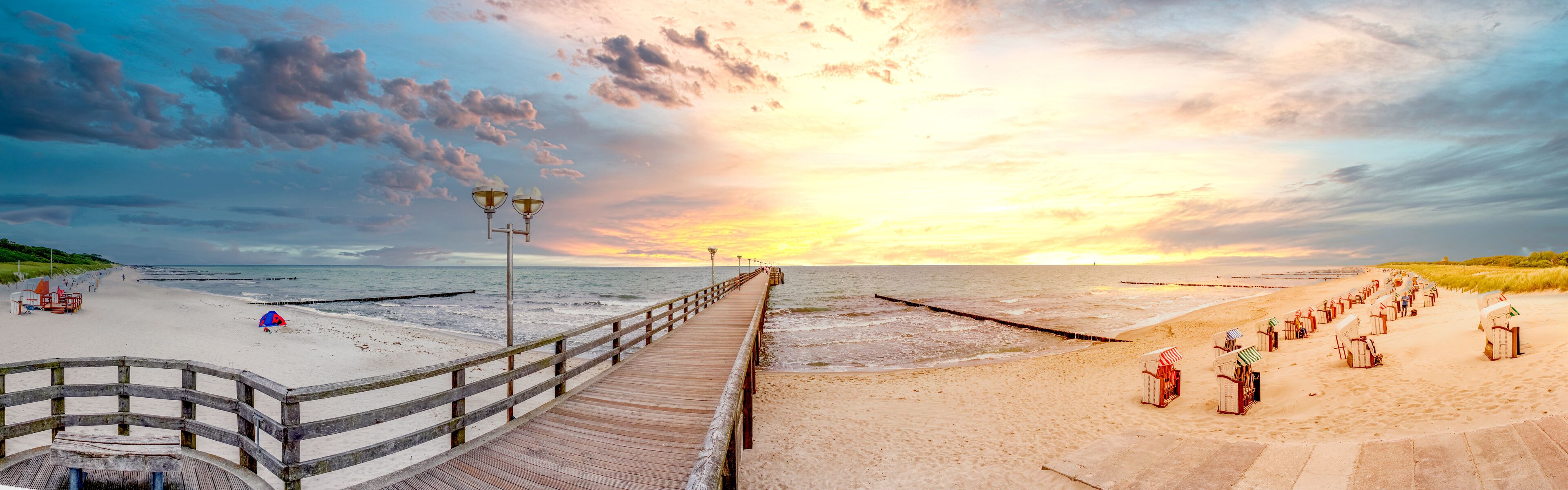 Seebad, Grömitz, Groemitz, Ostsee, Deutschland 
