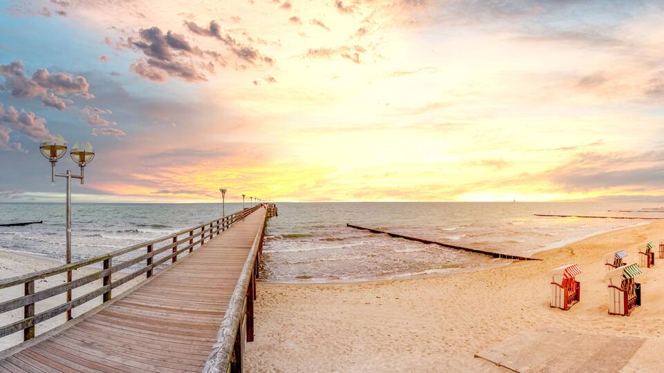 Seebad, Grömitz, Groemitz, Ostsee, Deutschland
