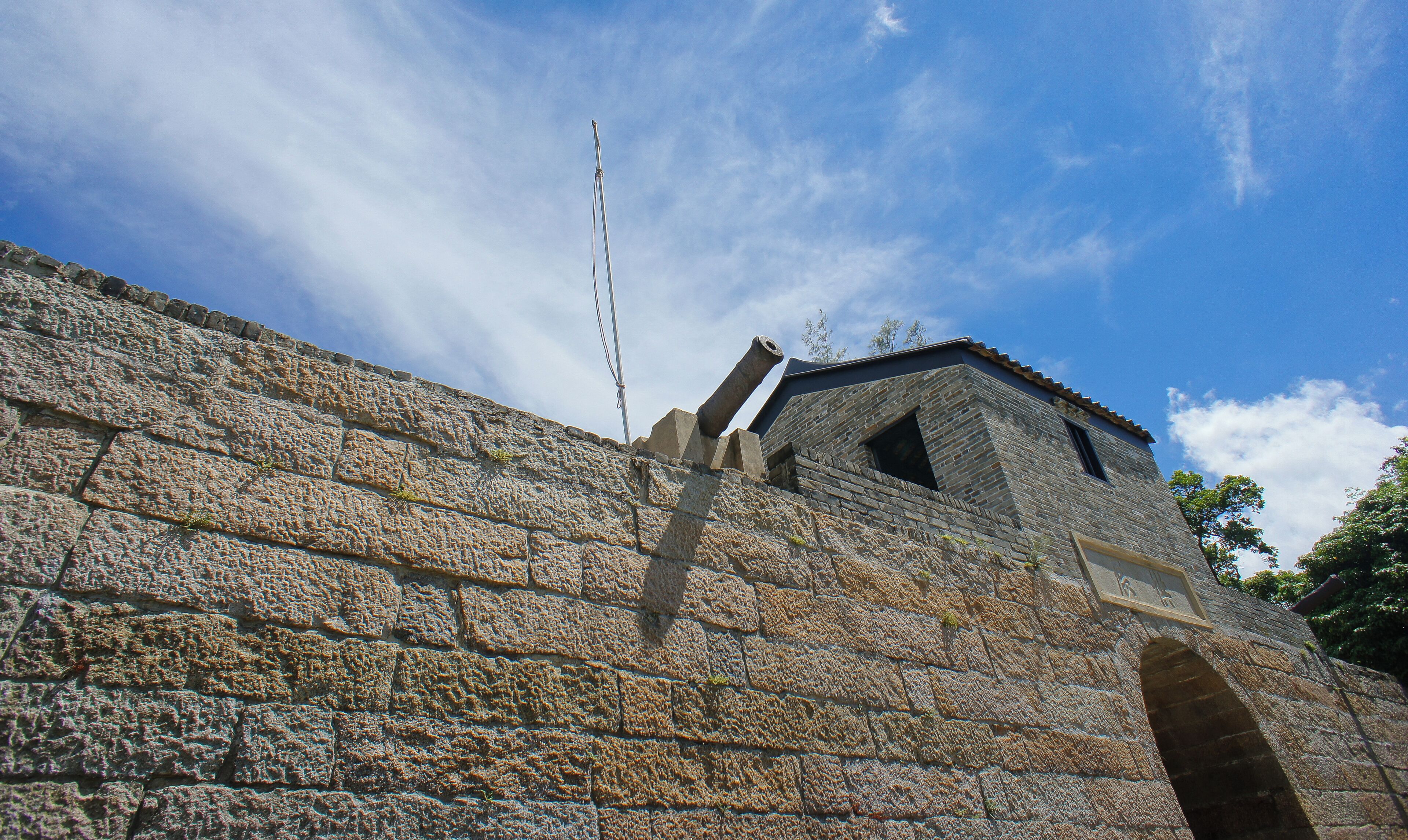 This is a photo of a declared monument in Hong Kong identified by the ID