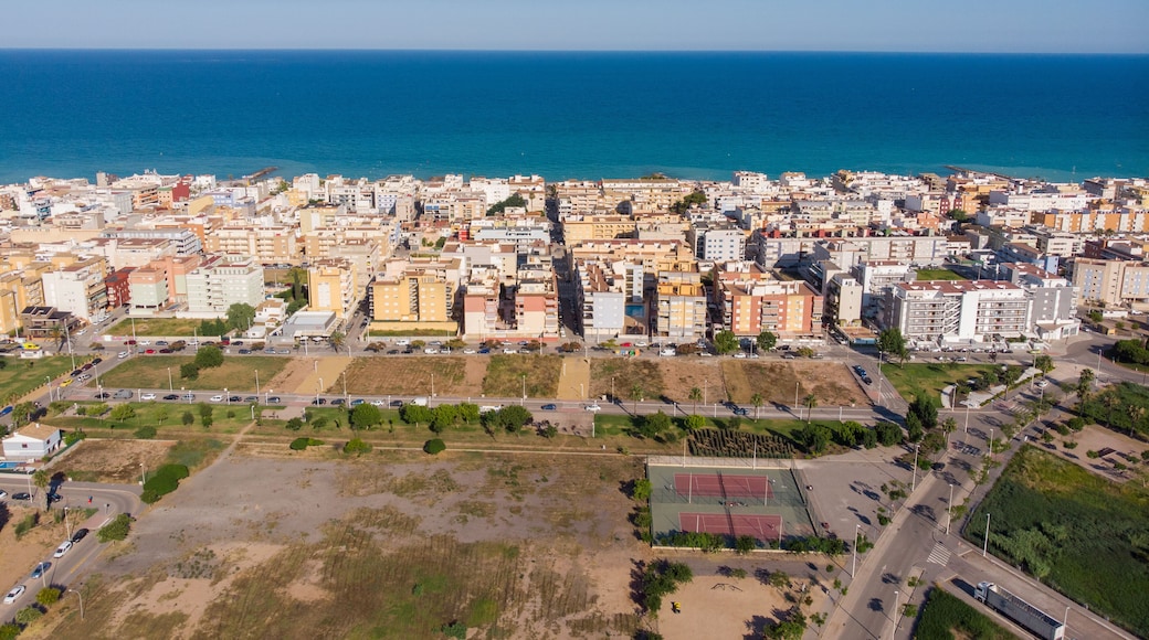 Aerial views of moncofar, Castellon.