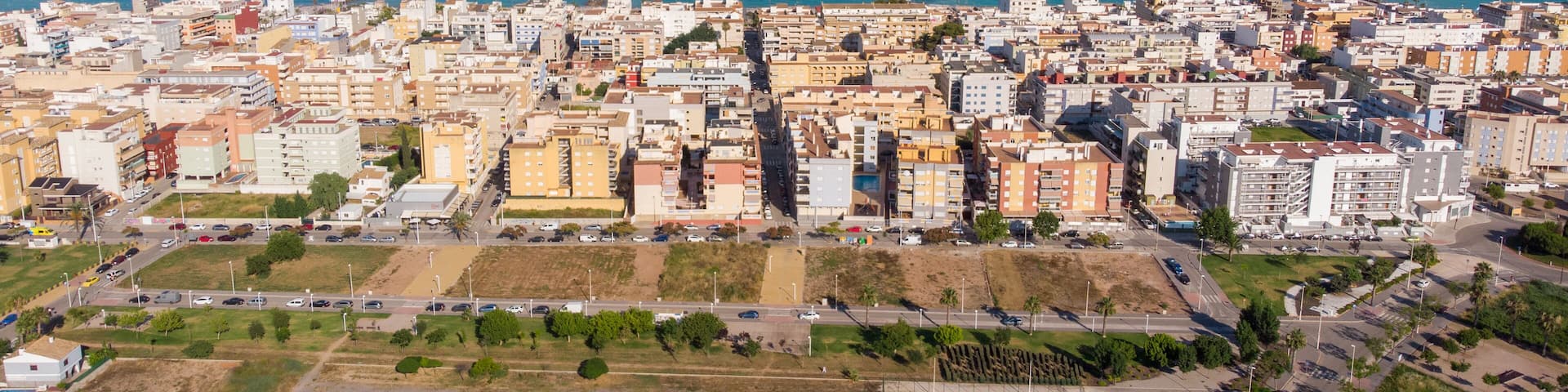 Aerial views of moncofar, Castellon.