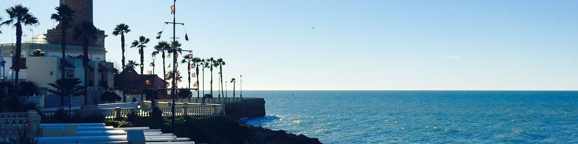 Walking along the boardwalk
