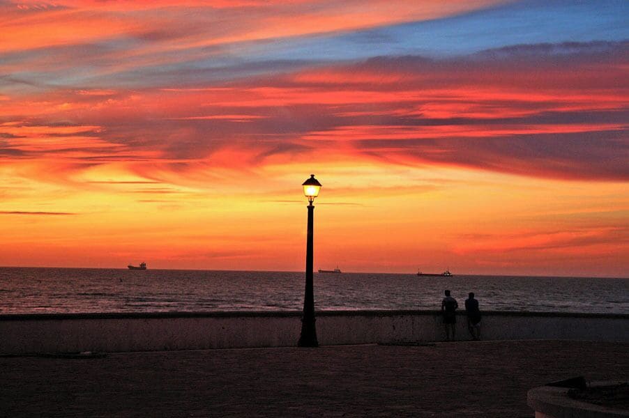 Chipiona al atardecer