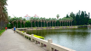 Fujian showing a park and a lake or waterhole