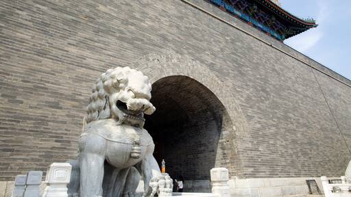Hebei which includes a statue or sculpture and heritage elements