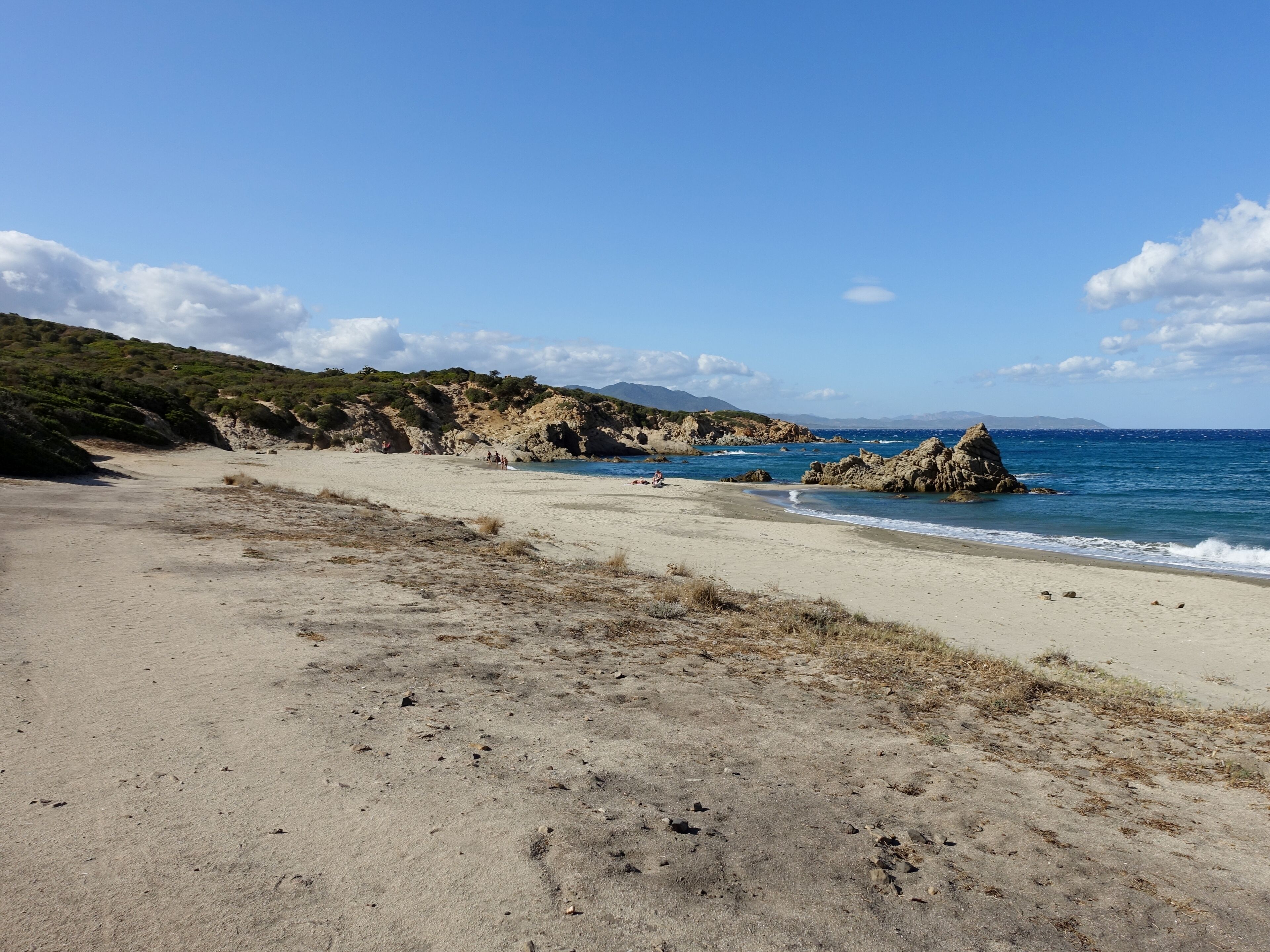 Strand von Portu de s’Illixi, Gemeinde Muravera, Sardinien, Italien