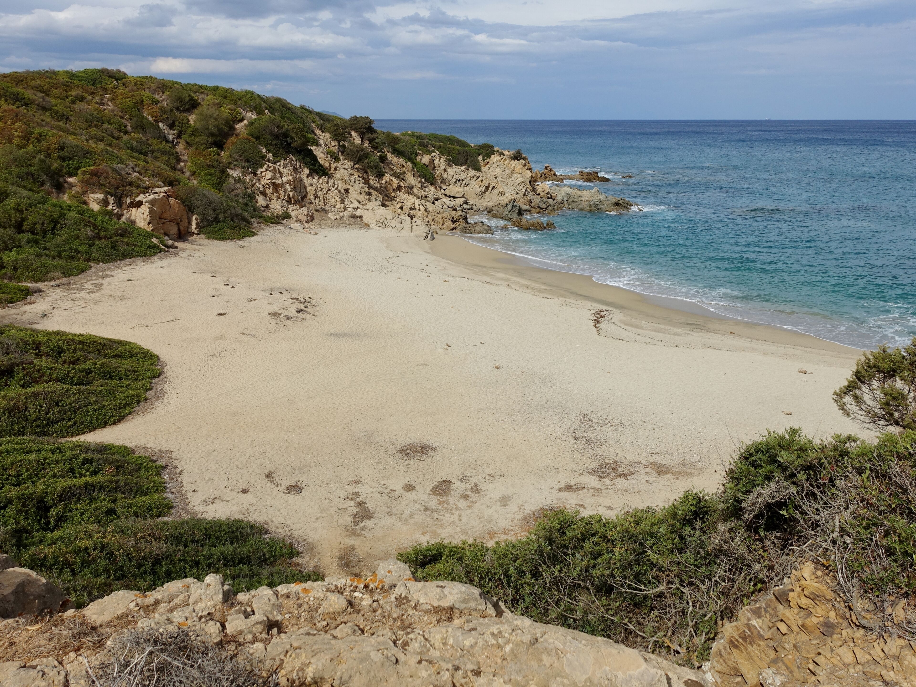Strand von Portu de s’Illixi, Gemeinde Muravera, Sardinien, Italien