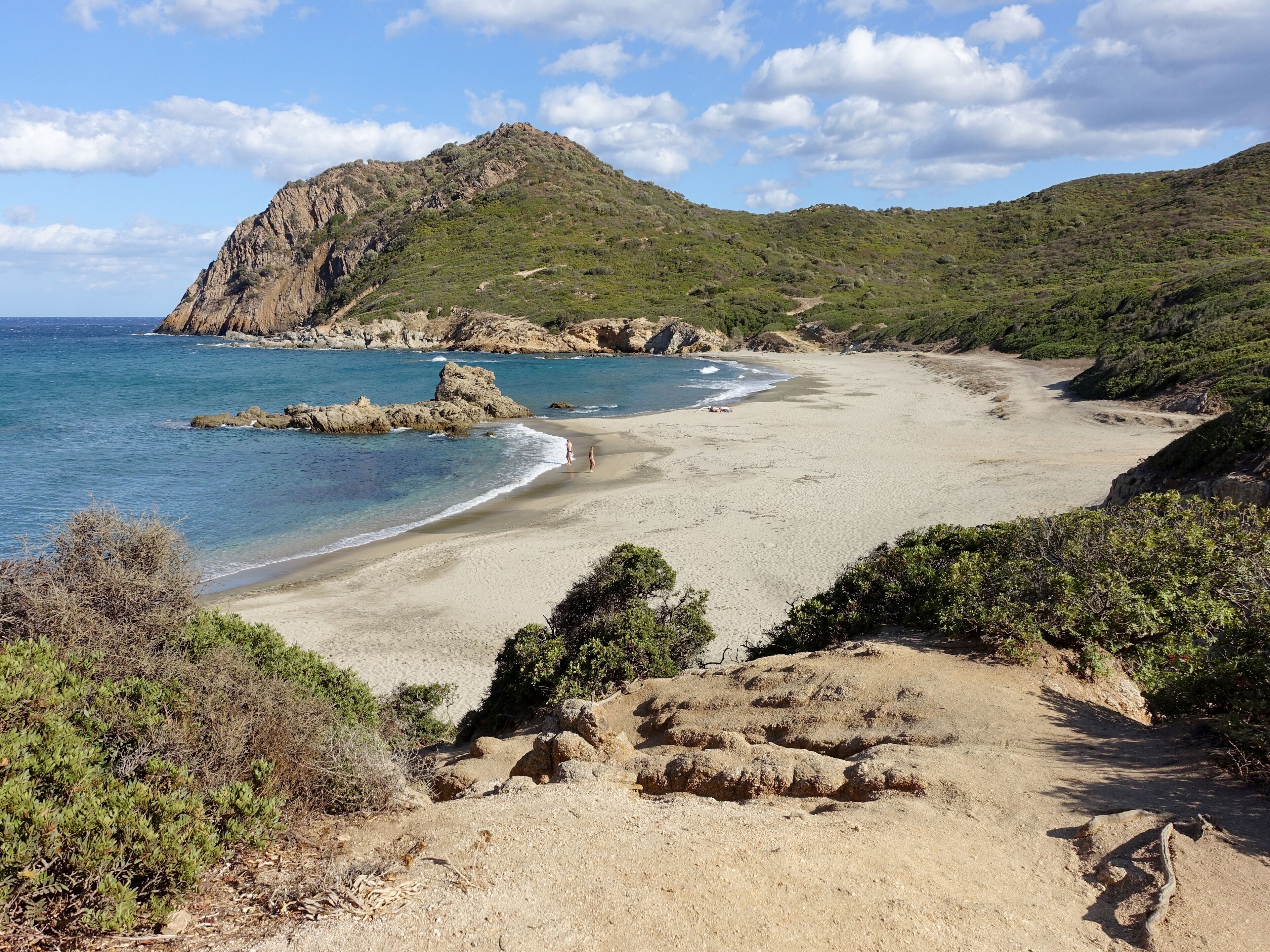 Strand von Portu de s’Illixi, Gemeinde Muravera, Sardinien, Italien