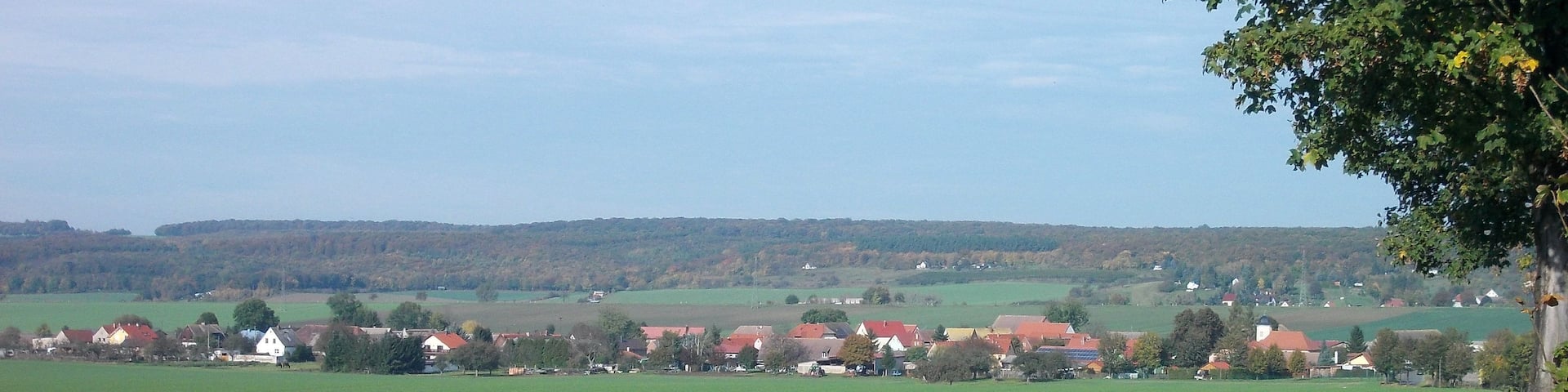 Dobichau (Freyburg/Unstrut, district. Burgenlandkreis, Saxony-anhalt) from the south-east