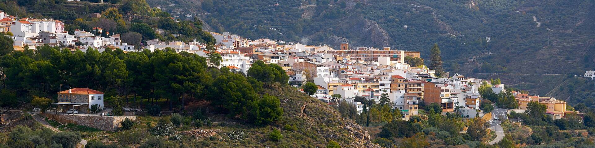 Lanjaron village in alpujarras of Granada