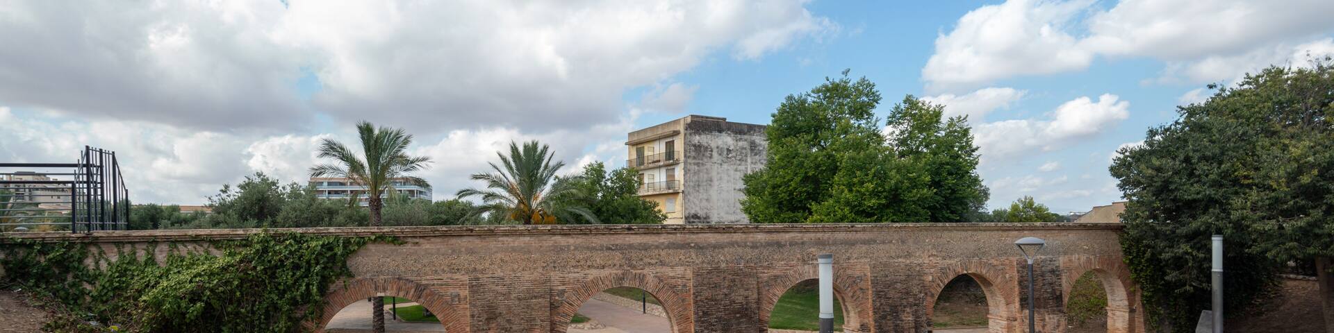 Aqueduct Park in the city of Paterna
