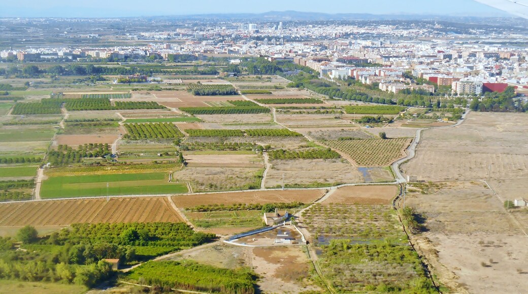 Vista aèria presa des d'un avió.