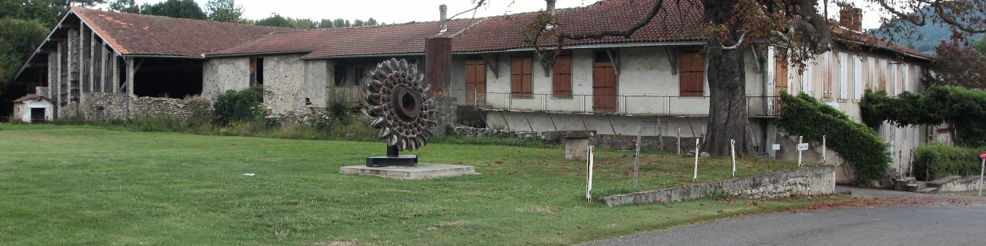 Maison natale d'Aristide Bergès et ancienne papeterie de Prat du Ritou.