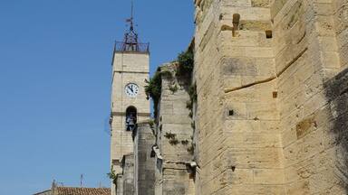 The Abbaye de Saint-Gilles in the department Gard in the region Occitania in France, in the month of June