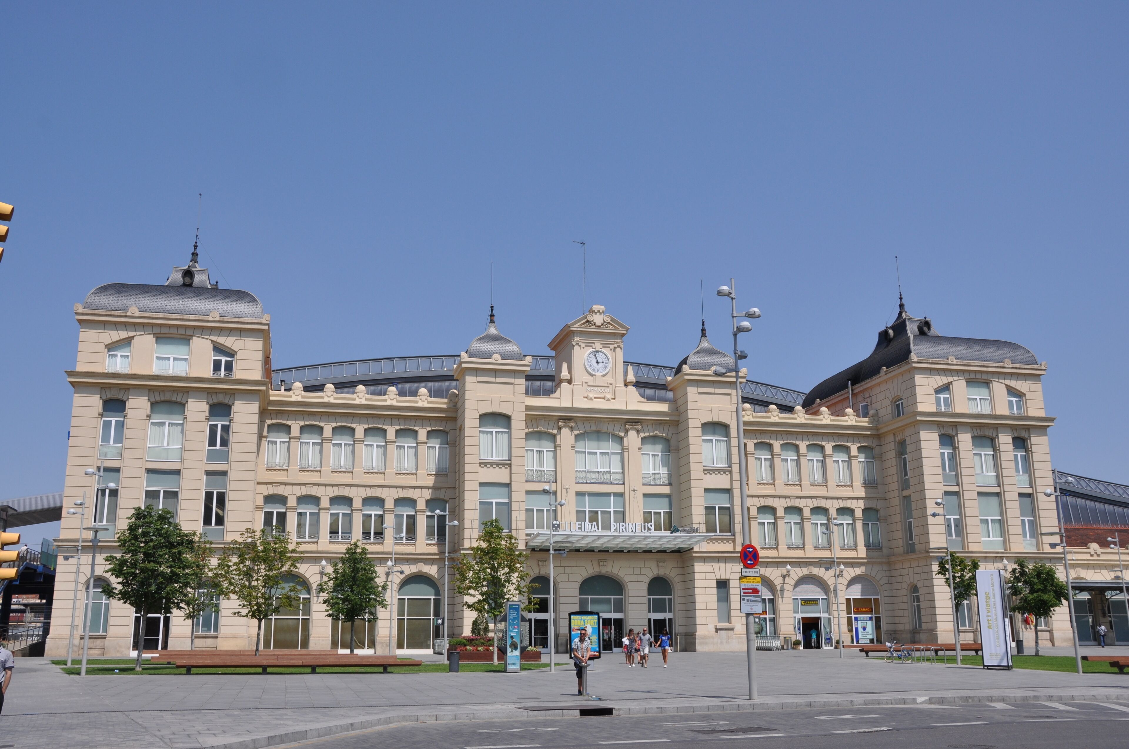 Lleida, estació de tren, d'Adolf Florensa (1927)