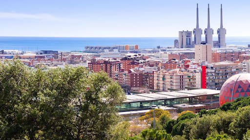 Panorama of Badalona and Sant Adria de Besos