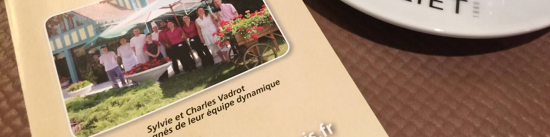 February 2015
On our overnight stop at Troyes on our way back from skiing we found this great family run restaurant and had an extremely good meal here. With its beautifully French decor and friendly staff I would recommend if you're ever in the area.
There's also the family run Hotel on the site too, so it's ideal for an easy stop while passing through to your destination.