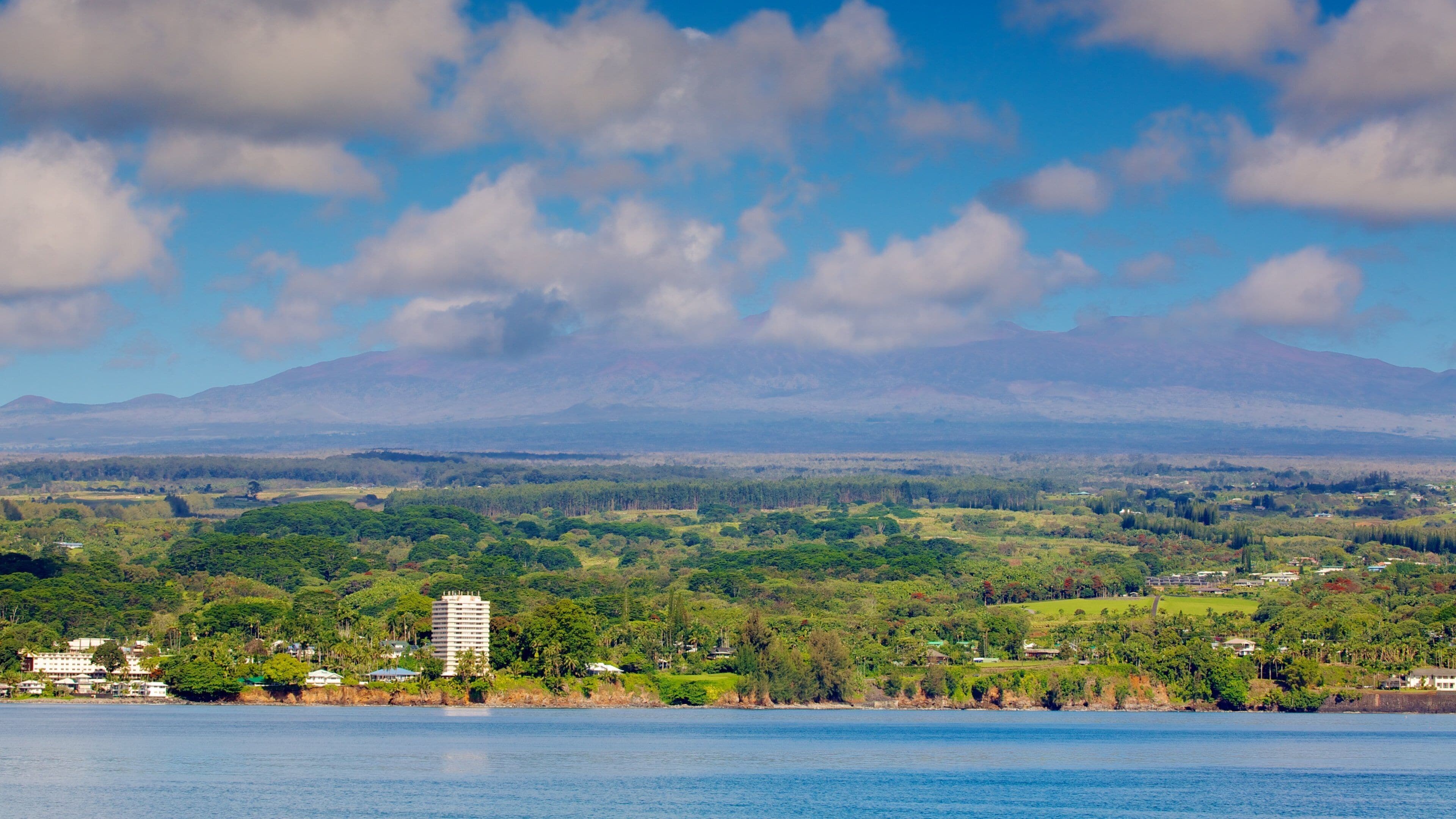 Mauna Kea featuring general coastal views and a coastal town