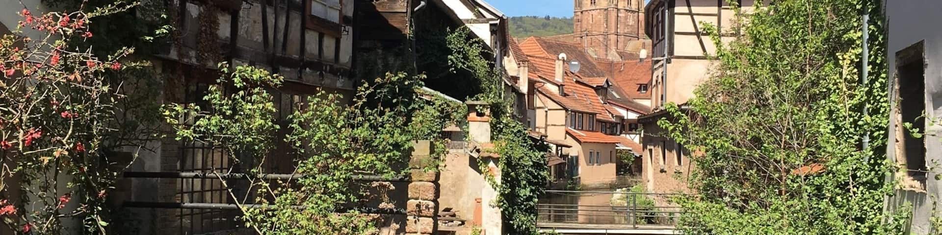 Wissembourg is a quaint commune in the Bas-Rhin department in Grand Est in northeastern France. It is situated on the little River Lauter close to the border between France and Germany approximately 60 km north of Strasbourg and 35 km west of Karlsruhe.