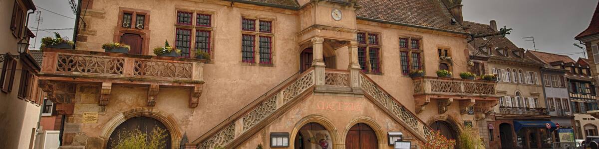 Central square, Molsheim, Alsace