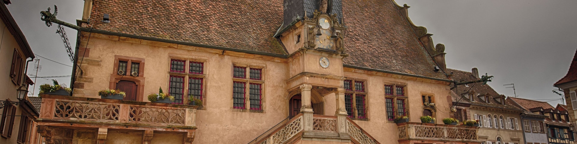 Central square, Molsheim, Alsace