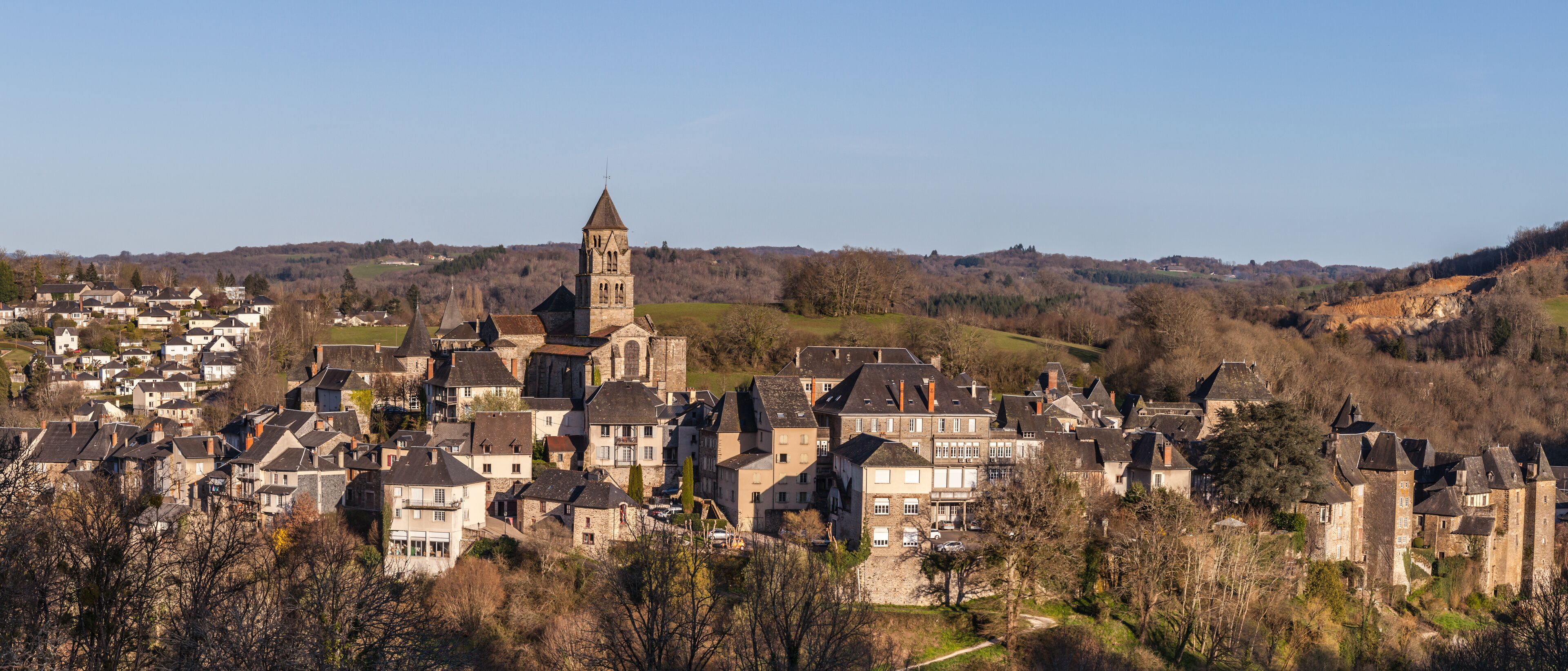 Uzerche (Corrèze, France) - Vue panoramique de la Perle du Limousin