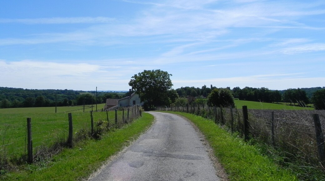Circuit de randonnee autour de Pierre Buffiere