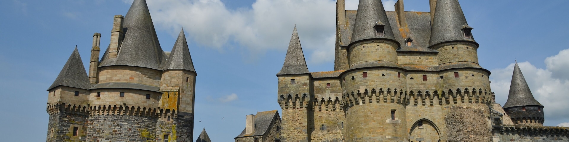 Beautiful day at the Chateau de Vitre