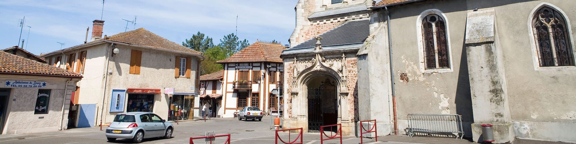 Church at Parentis en Born, Landes, France