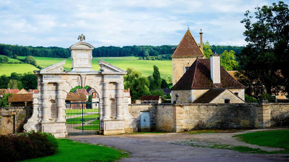 Chateau Commarin, Burgundy-France. Chateau Commarin has gone through 26 generations in the same family. Never been sold. It has been classified as a historical monument since 1949.