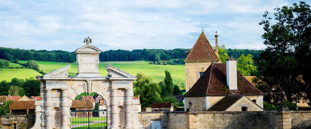 Chateau Commarin, Burgundy-France. Chateau Commarin has gone through 26 generations in the same family. Never been sold. It has been classified as a historical monument since 1949.