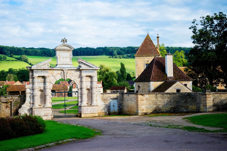 Chateau Commarin, Burgundy-France. Chateau Commarin has gone through 26 generations in the same family. Never been sold. It has been classified as a historical monument since 1949.