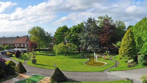 NOTE: This image is a panorama consisting of multiple frames that were merged or stitched in software. As a result, this image necessarily underwent some form of digital manipulation. These manipulations may include blending, blurring, cloning, and color and perspective adjustments. As a result of these adjustments, the image content may be slightly different than reality at the points where multiple images were combined. This manipulation is often required due to lens, perspective, and parallax distortions.