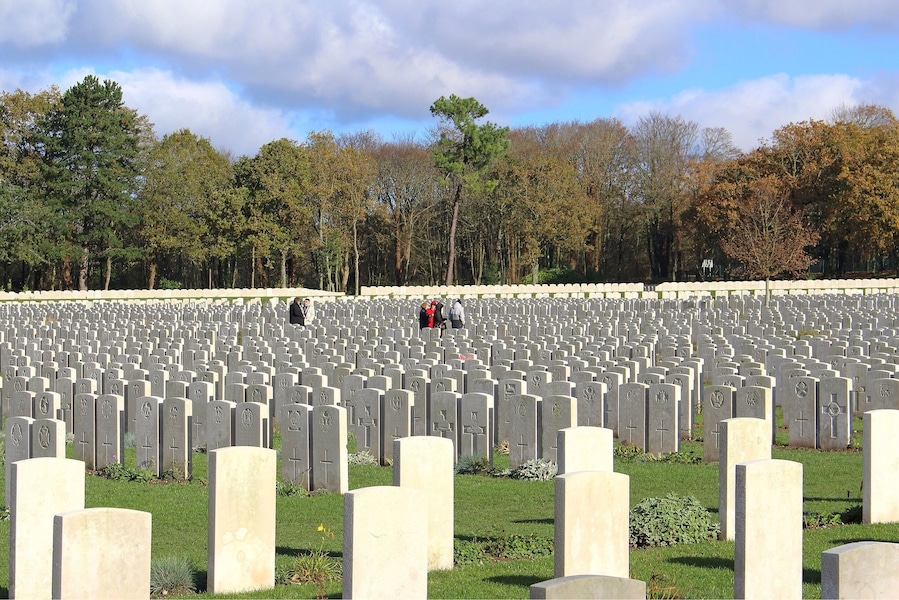 November 2013
We visited Étaples Military Cemetery whilst in France during Remembrance Sunday.
At home I always attend the service and as we were away, I wanted to pay my respect to all those whatever nationality who have lost their lives in past wars.
The cemetery is one of the largest in the area and has thousands of graves spanning two world wars and those of several different nationalities are buried there.
It was a very moving experience and we were humbled by the enormity of the place. If you're in the area, it really is worth visiting and somehow it puts our lives and how we live them today into perspective.