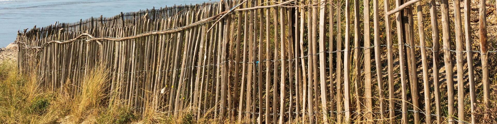 Aménagement des dunes contre l'érosion à Saint-Gabriel (Camiers)