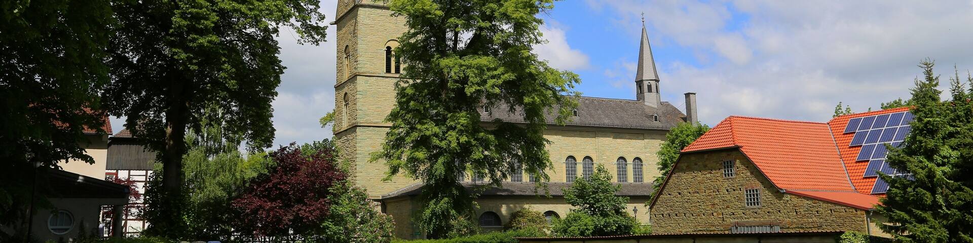 Roman Catholic Parish Church St CÀcilia in Werl-Westönnen, Kreis Soest, North Rhine-Westphalia, Germany.