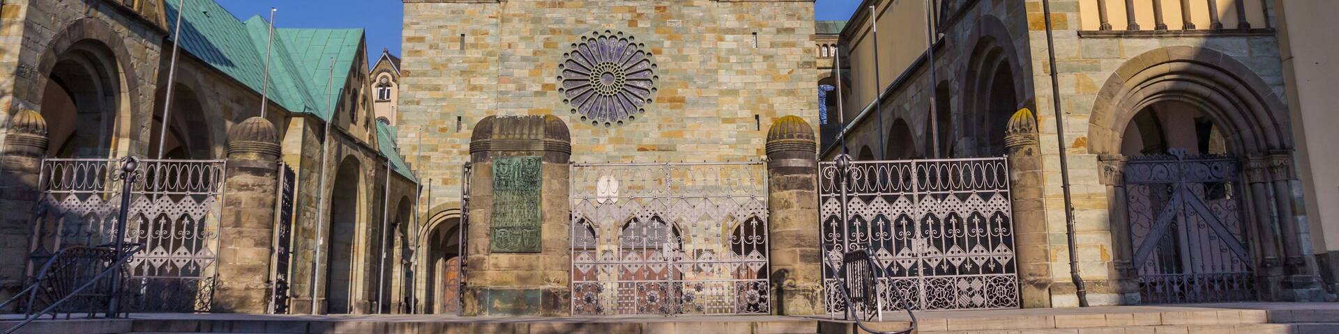 Historic Basilika in the center of Werl, Germany